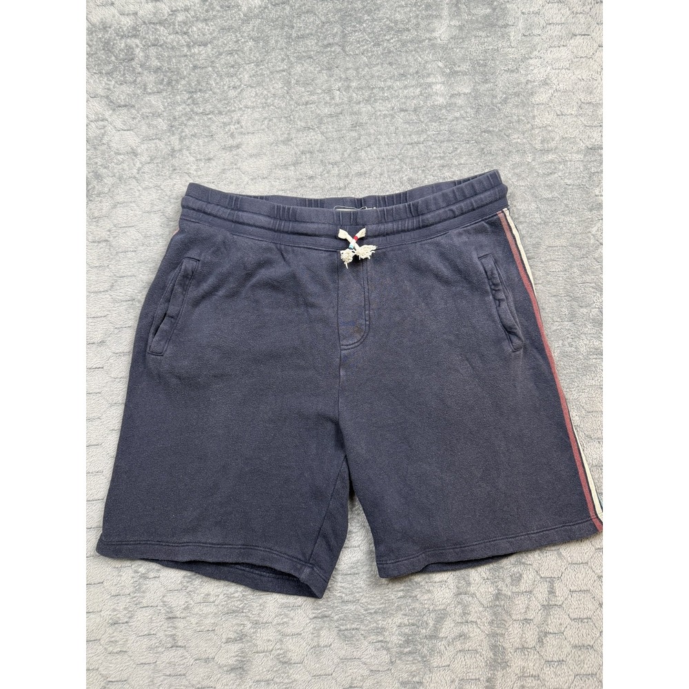 Sol Angeles Shorts‎ Mens XL Navy Blue Stripe Drawstring Modal Cotton Casual USA